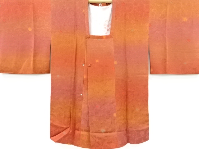 JAPANESE MICHIYUKI COAT / WOVEN FLOWER ARABESQUE